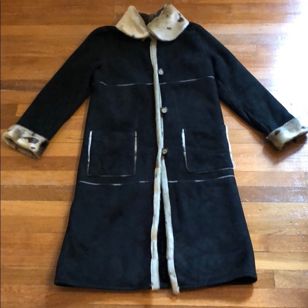 Elie Tahari shearling coat